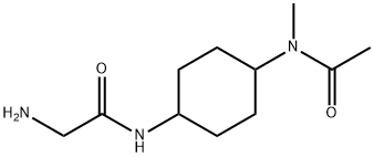 N-[4-(Acetyl-Methyl-aMino)-cyclohexyl]-2-aMino-acetaMide Structure