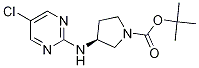 (S)-3-(5-Chloro-pyrimidin-2-ylamino)-pyrrolidine-1-carboxylic acid tert-butyl ester 구조식 이미지