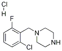1-(2-Chloro-6-fluoro-benzyl)-piperazine hydrochloride Structure