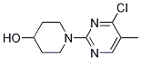 1-(4-Chloro-5-methyl-pyrimidin-2-yl)-piperidin-4-ol Structure