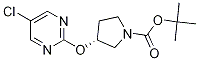 (R)-3-(5-Chloro-pyrimidin-2-yloxy)-pyrrolidine-1-carboxylic acid tert-butyl ester 구조식 이미지