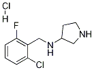 (2-Chloro-6-fluoro-benzyl)-pyrrolidin-3-yl-amine hydrochloride Structure