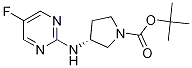 (R)-3-(5-Fluoro-pyrimidin-2-ylamino)-pyrrolidine-1-carboxylic acid tert-butyl ester 구조식 이미지