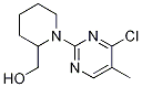 [1-(4-Chloro-5-methyl-pyrimidin-2-yl)-piperidin-2-yl]-methanol Structure