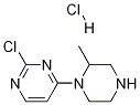 2-Chloro-4-(2-methyl-piperazin-1-yl)-pyrimidine hydrochloride Structure