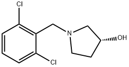 (R)-1-(2,6-Dichloro-benzyl)-pyrrolidin-3-ol 구조식 이미지