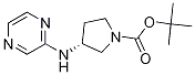 (R)-3-(Pyrazin-2-ylamino)-pyrrolidine-1-carboxylic acid tert-butyl ester Structure