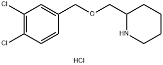 2-(3,4-Dichloro-benzyloxymethyl)-piperidine hydrochloride Structure