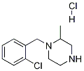 1-(2-Chloro-benzyl)-2-methyl-piperazine hydrochloride Structure