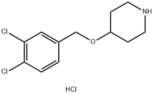 4-(3,4-Dichloro-benzyloxy)-piperidine hydrochloride Structure