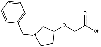 (1-Benzyl-pyrrolidin-3-yloxy)-acetic acid 구조식 이미지