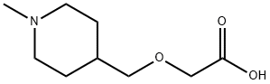 (1-Methyl-piperidin-4-ylMethoxy)-acetic acid Structure