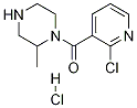 (2-Chloro-pyridin-3-yl)-(2-Methyl-piperazin-1-yl)-Methanone hydrochloride Structure