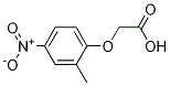 (2-Methyl-4-nitro-phenoxy)-acetic acid 구조식 이미지