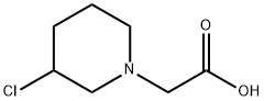 (3-Chloro-piperidin-1-yl)-acetic acid 구조식 이미지