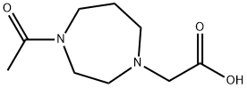 (4-Acetyl-[1,4]diazepan-1-yl)-acetic acid 구조식 이미지