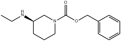 (R)-3-EthylaMino-piperidine-1-carboxylic acid benzyl ester 구조식 이미지