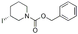 (R)-3-Iodo-piperidine-1-carboxylic acid benzyl ester Structure