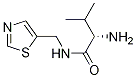 (S)-2-AMino-3-Methyl-N-thiazol-5-ylMethyl-butyraMide 구조식 이미지