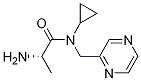 (S)-2-AMino-N-cyclopropyl-N-pyrazin-2-ylMethyl-propionaMide 구조식 이미지