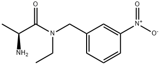 (S)-2-AMino-N-ethyl-N-(3-nitro-benzyl)-propionaMide 구조식 이미지