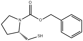(S)-2-MercaptoMethyl-pyrrolidine-1-carboxylic acid benzyl ester Structure
