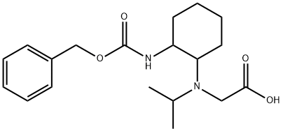 [(2-BenzyloxycarbonylaMino-cyclohexyl)-isopropyl-aMino]-acetic acid 구조식 이미지