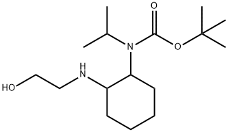 [2-(2-Hydroxy-ethylaMino)-cyclohexyl]-isopropyl-carbaMic acid tert-butyl ester 구조식 이미지