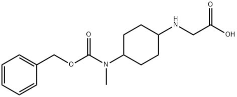 [4-(Benzyloxycarbonyl-Methyl-aMino)-cyclohexylaMino]-acetic acid Structure