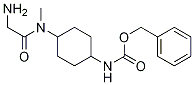 {4-[(2-AMino-acetyl)-Methyl-aMino]-cyclohexyl}-carbaMic acid benzyl ester 구조식 이미지