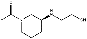 1-[(S)-3-(2-Hydroxy-ethylaMino)-piperidin-1-yl]-ethanone Structure