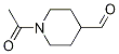 1-Acetyl-piperidine-4-carbaldehyde 구조식 이미지