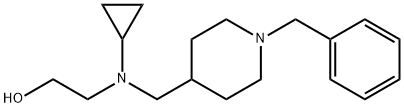 2-[(1-Benzyl-piperidin-4-ylMethyl)-cyclopropyl-aMino]-ethanol Structure