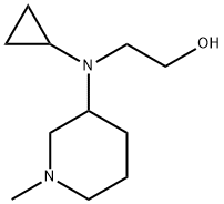 2-[Cyclopropyl-(1-Methyl-piperidin-3-yl)-aMino]-ethanol Structure