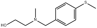 2-[Methyl-(4-Methylsulfanyl-benzyl)-aMino]-ethanol 구조식 이미지