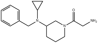 2-AMino-1-[3-(benzyl-cyclopropyl-aMino)-piperidin-1-yl]-ethanone Structure