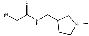 2-AMino-N-(1-Methyl-pyrrolidin-3-ylMethyl)-acetaMide 구조식 이미지