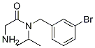 2-AMino-N-(3-broMo-benzyl)-N-isopropyl-acetaMide 구조식 이미지