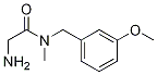 2-AMino-N-(3-Methoxy-benzyl)-N-Methyl-acetaMide 구조식 이미지