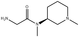 2-AMino-N-Methyl-N-((S)-1-Methyl-piperidin-3-yl)-acetaMide 구조식 이미지