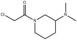 2-Chloro-1-(3-diMethylaMino-piperidin-1-yl)-ethanone 구조식 이미지