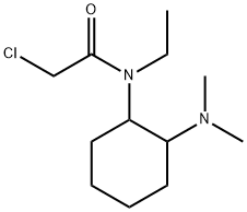 2-Chloro-N-(2-diMethylaMino-cyclohexyl)-N-ethyl-acetaMide Structure