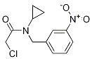 2-Chloro-N-cyclopropyl-N-(3-nitro-benzyl)-acetaMide 구조식 이미지