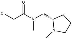 2-Chloro-N-Methyl-N-((S)-1-Methyl-pyrrolidin-2-ylMethyl)-acetaMide 구조식 이미지