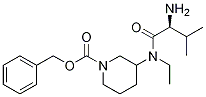 3-[((S)-2-AMino-3-Methyl-butyryl)-ethyl-aMino]-piperidine-1-carboxylic acid benzyl ester Structure