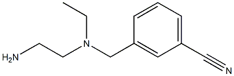 3-{[(2-AMino-ethyl)-ethyl-aMino]-Methyl}-benzonitrile 구조식 이미지