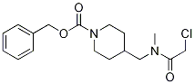 4-{[(2-Chloro-acetyl)-Methyl-aMino]-Methyl}-piperidine-1-carboxylic acid benzyl ester 구조식 이미지