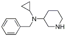 Benzyl-cyclopropyl-piperidin-3-yl-aMine 구조식 이미지