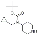 Cyclopropyl-piperidin-4-ylMethyl-carbaMic acid tert-butyl ester 구조식 이미지