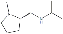 Isopropyl-((S)-1-Methyl-pyrrolidin-2-ylMethyl)-aMine 구조식 이미지